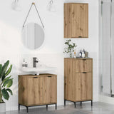 Bathroom Furniture Set with Drawer with Shelf 3 pcs Artisan Oak 3393112