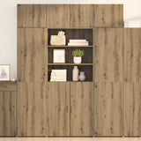 Highboard Artisan Oak 80 x 42.5 x 185 cm Engineered Wood 3402633