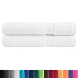 Premium Sauna Towels "SOLUND" 2 pcs White 80x200 cm 600 gsm 137136