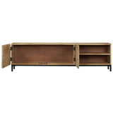 TV Cabinet 145x30x41 cm Solid Mango Wood 247944