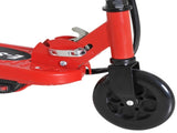Folding Electric Kids Scooter Ride on Age 7-14, Red/Black T3398P347577