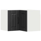 Wall Corner Cabinet LUCCA Black 57 x 57 x 40 cm Engineered Wood 884956