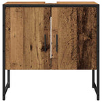 Bathroom Furniture Set with Storage 2 pcs Brown 60 x 33 x 60 cm 3334327