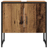 Bathroom Furniture Set with Storage 2 pcs Brown 60 x 33 x 60 cm 3334327