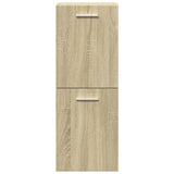 3 Piece Bathroom Furniture Set Sonoma Oak Engineered Wood 3324995