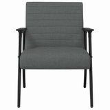 Armchair Dark Grey 59 x 75 x 78 cm Fabric 42017671