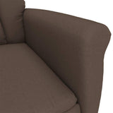 Massage Chair Brown 70.5 x 96.5 x 95 cm Faux leather 348406