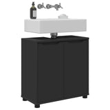 Bathroom Basin Cabinet Black 60 x 30 x 60 cm Engineered Wood 888748