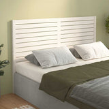 Bed Headboard White 166x4x100 cm Solid Wood Pine 819031