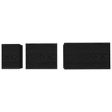 Coffee Table 3 pcs Black Oak Engineered wood 883536