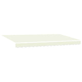 Retractable Awning Cream 400 x 200 cm Fabric 3329773