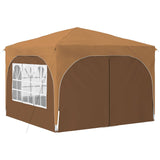 Pop-up Party Tent 290 x 290 x 245 cm Beige 42019870