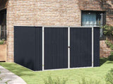 46255 Garden Shed Anthracite 195x198x159 cm Galvanised Steel