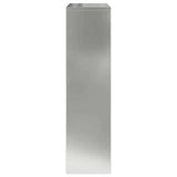 Parcel Drop Box Silver 44 x 22 x 82 cm Galvanised Steel 874924
