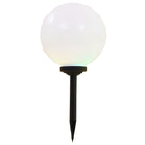 Outdoor Solar Lamps 4 pcs LED Spherical 30 cm RGB 277127