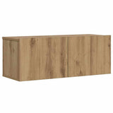 Wall Mounted TV Cabinet Artisan Oak 80x30x30 cm Engineered Wood 856017