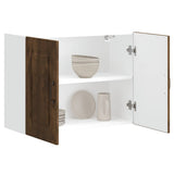 Kitchen Wall Cabinet Kalmar Smoked Oak Engineered Wood 853592