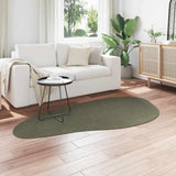 Carpet HUARTE Forest green 100 x 200 cm Polyester 4103790