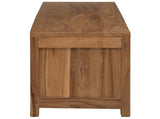 TV Cabinet 110 x 30 x 35 cm Natural Solid Teak Wood 42024265