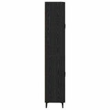 Highboard Black Oak 69.5 x 34 x 180 cm Engineered Wood 3416069