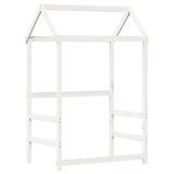 Bed and Bench Set with Roof without Mattress White 100x200 cm 3282172