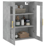 Wall Mounted Cabinet Concrete Grey 69.5x34x90 cm 828472