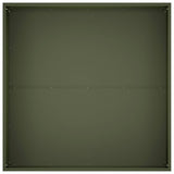 Garden Planter Olive Green 100 x 100 x 40 cm Cold-rolled Steel 8005126