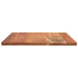 Table Top 50x50x3,8 cm Square Solid Wood Acacia 370979