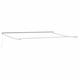 Awning Manual White 5 x 3 m Metal 362020