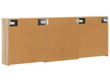 Bathroom Cabinet Set 3 pcs 126 x 16 x 62.5 cm Engineered wood 3403826