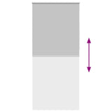 Roller Blind Blackout 120 x 230 cm Grey 240166