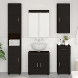 Bathroom Furniture Set TULUM 5 pcs Black 60 x 34 x 63 cm 3398055
