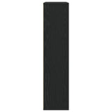 Bookcase Black Oak 89x24x101.5 cm Engineered Wood 860401