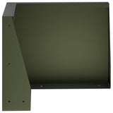 Retaining Wall 50 x 50 x 50 cm Steel Olive Green 8015233