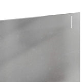 Lawn Edging 30 pcs 102 x 15 x 4 cm Steel Silver 8008777