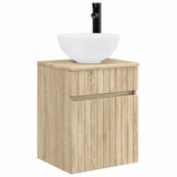 Wall-mounted Sink Vanity Sonoma Oak 39 x 35 x 63 cm 890544