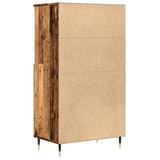 Highboard Old Wood 60x36x110 cm Engineered Wood 857458