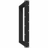 Dining Table Legs U-Shaped 2 pcs Black 80x cm Steel 4012796