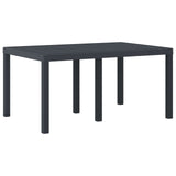 Weather-Resistant Garden Table Anthracite 150 x 100 x 73 cm 871684
