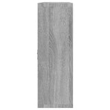 Wall Display Shelf 8 Compartments Grey Sonoma 342593