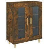 Sideboard Smoked Oak 69.5x34x90 cm Engineered Wood 817333