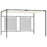 Gazebo with Retractable Roof 3x4x2.3 m Cream 180 g/m 313623