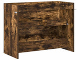 Bathroom Under Sink Cabinet Smoked Oak 78.5 x 37.5 x 81 cm 890716