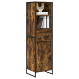 Book Cabinet Smoke Oak 43 x 36 x 150.5 cm Engineered Wood 886626