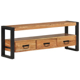 TV Cabinet 120x30x45 cm Solid Wood Acacia 351670