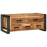 Coffee Table Brown 90 x 50 x 38 cm Solid Acacia Wood 4104725