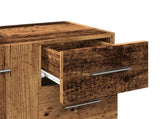 Sink Cabinet Old Wood 63x30x54 cm Engineered Wood 858323