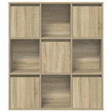 Bookcase Sonoma Oak 89x24x101.5 cm Engineered Wood 860402