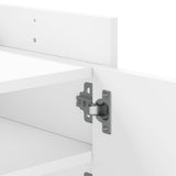 TV Cabinet White 100x35x40 cm Engineered Wood 848374