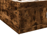 Daybed Smoked Oak Engineered Wood Single Storage Daybed 3280241
